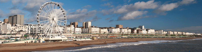 Brighton beach front